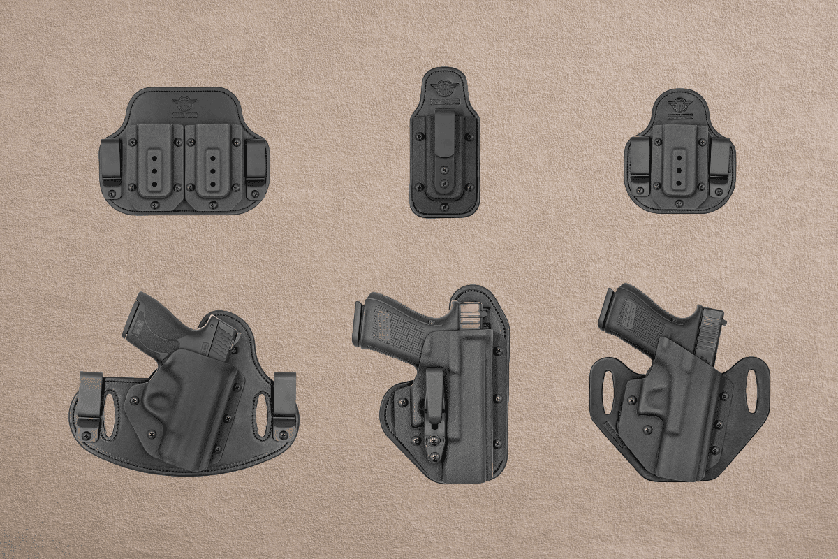 The Hidden Hybrid Holsters lineup of holster options