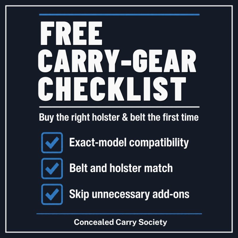 Free Carry-Gear Checklist